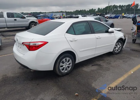 2014 Toyota Corolla L from USA, damaged, VIN 2T1BURHE3EC143233
